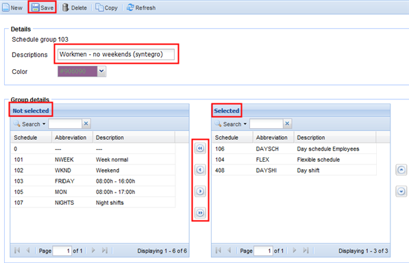 Day Schedule Group Example_English