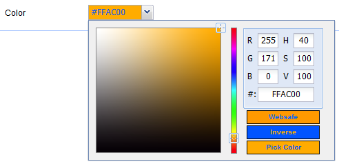Day schedule interval type color_English