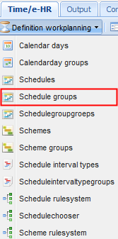 Schedule groups_English