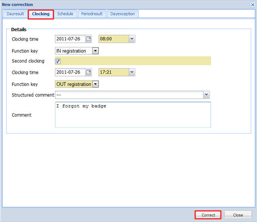Correction on booking_English