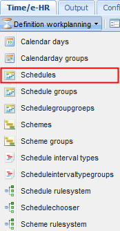 Day schedules_English