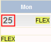 Absences calendar day selection_English