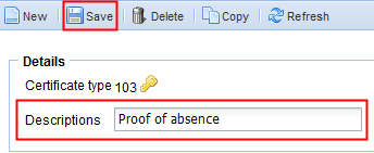 Certificate type Example_English
