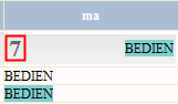 Absences Calendar day selection