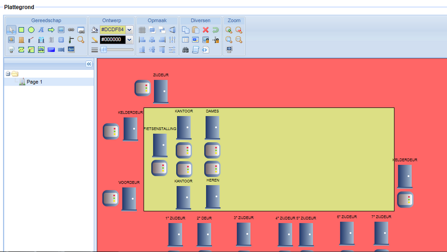 Floorplan - change colour example