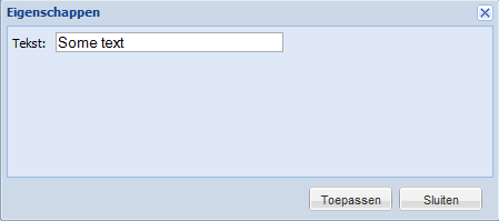 popup text