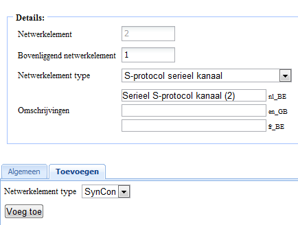Network - add tab