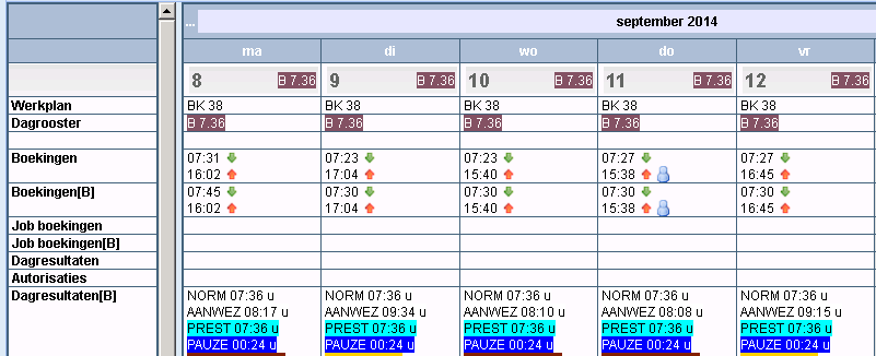 Calender - show calculated bookings