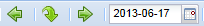 navigation arrows with date